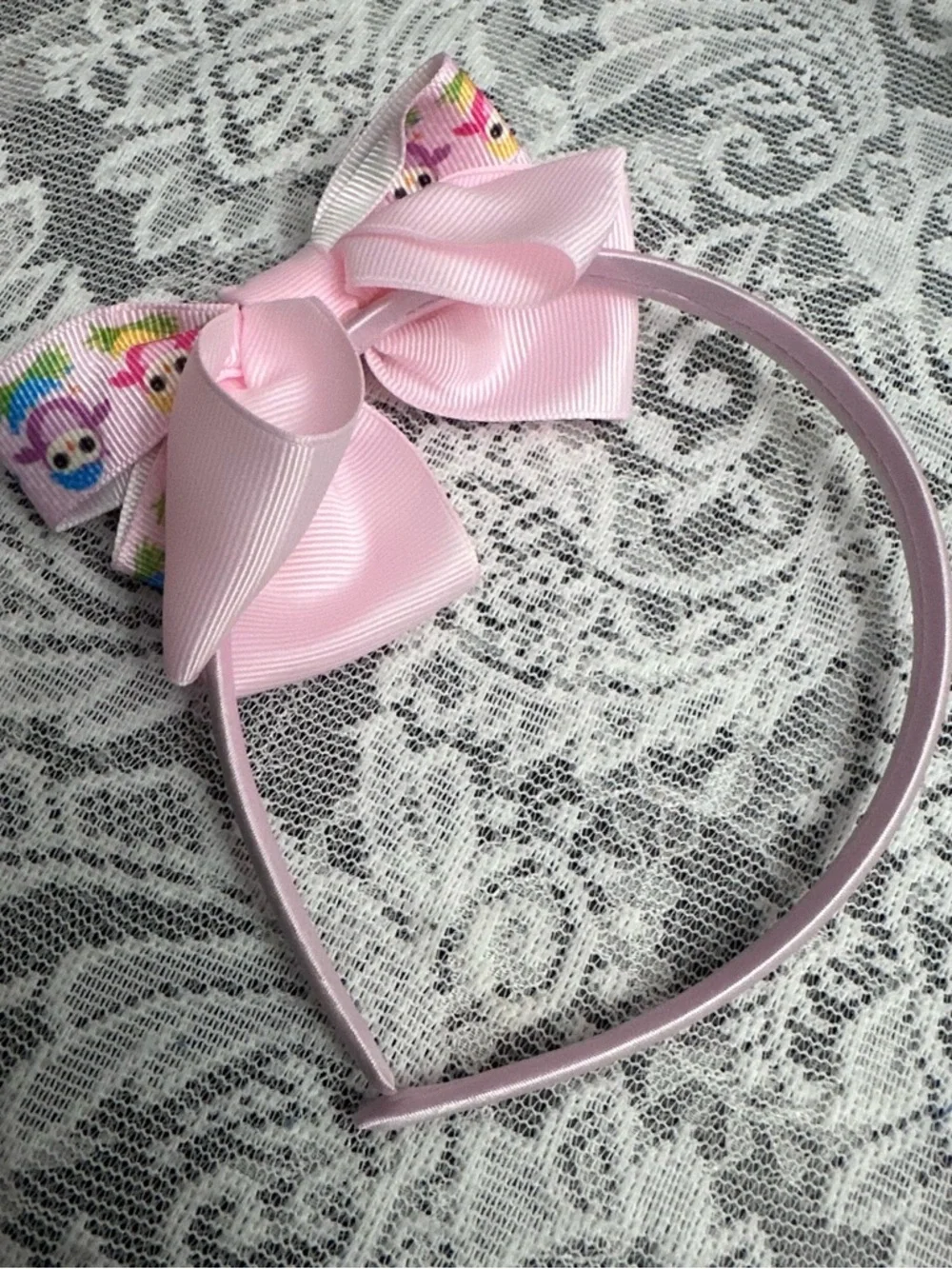 Girls Owl Bow Headbands 🦉🎀 6pc Colorful Cute Set
